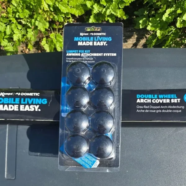 Caravan double wheel arch covers