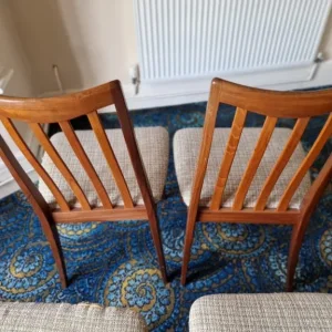 4 G Plan dining chairs - Image 3