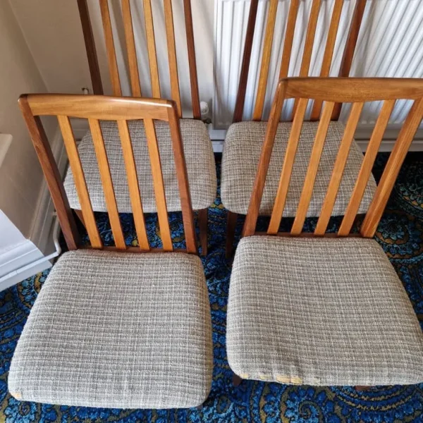 4 G Plan dining chairs