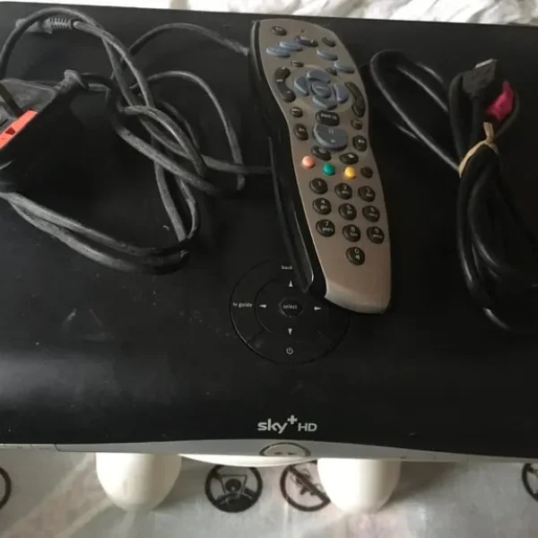 Sky Plus HD box with remote and accessories