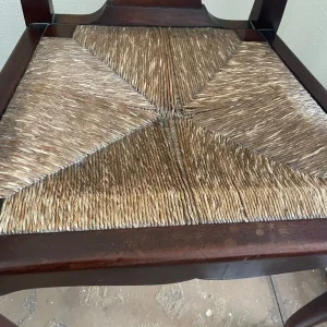 Wooden chair with arms - Image 2