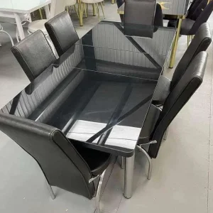 dining table with 4 or 6 chairs - Image 2