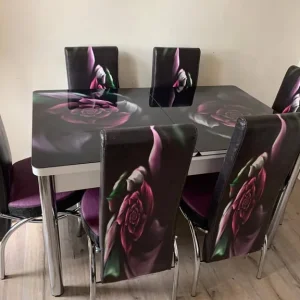 dining table with 4 or 6 chairs - Image 3