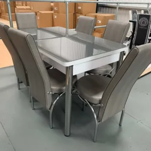 dining table with 4 or 6 chairs - Image 4