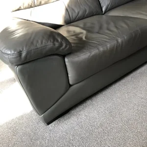 Harvey’s leather sofa - Image 2