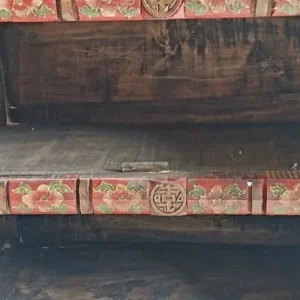 old wooden Chinese cabinet. - Image 7