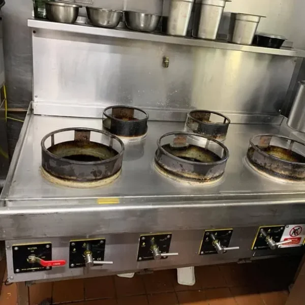 Chinese Wok Cooker (5 Rings) UK manufactured.