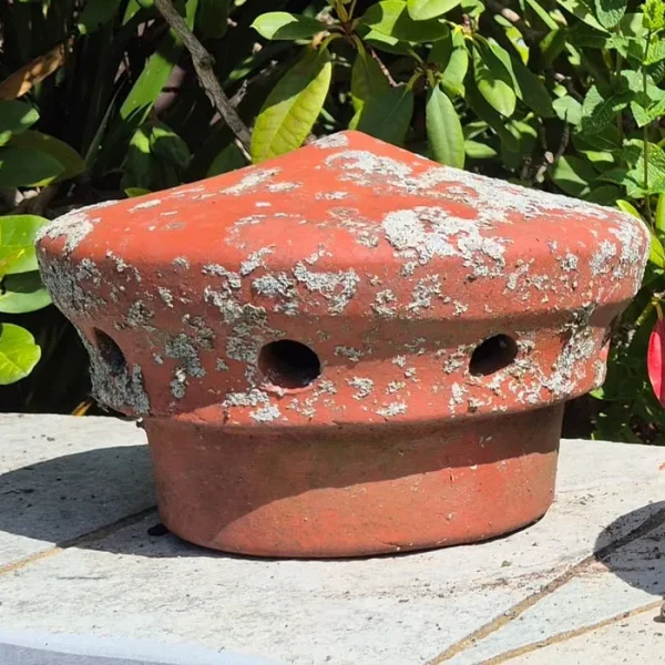 Clay Chimney Cowl / Vent x 3. 190mm