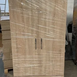 2-door wardrobes in stock — black, white, wenge, grey, walnut - Image 2
