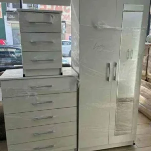 2-door wardrobes in stock — black, white, wenge, grey, walnut - Image 3