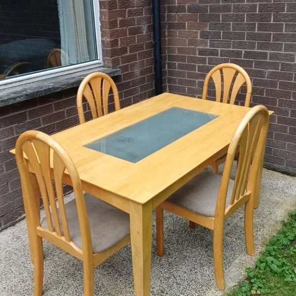 Dining table with 4 chairs