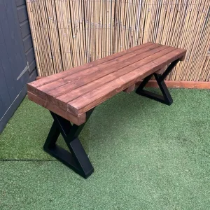 Handmade garden bench