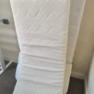 Clean foam mattress with two single beds and one double bed - Image 6