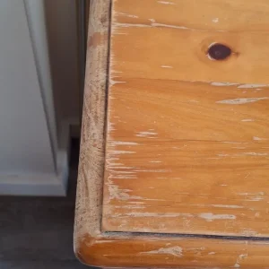 Pine Unit with 3 Wicker Drawers - Image 3