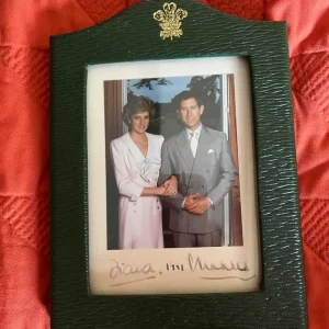 Princess Diana and Prince Charles framed and signed original photo - Image 2