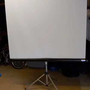 White Portable Screen