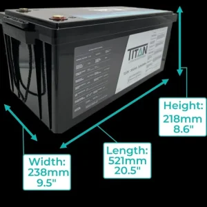 Lithium 300ah Titan Leisure Battery - Image 2