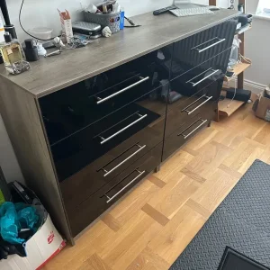 Bedroom chest of drawers with bedside cabinets - Image 2