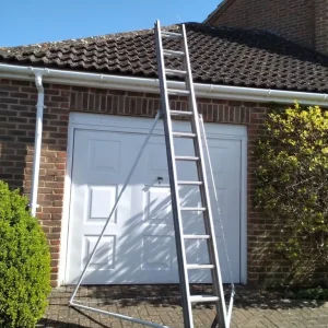 Extending Ladder with Safety Support