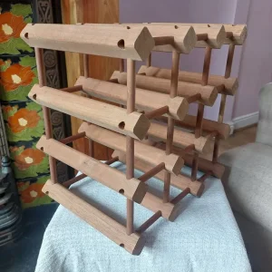 Solid Wood Wine Rack - Image 2
