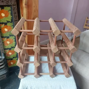Solid Wood Wine Rack - Image 4