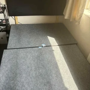 Double Divan bed base and headboard