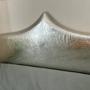 Silver Headboard for a Double Bed