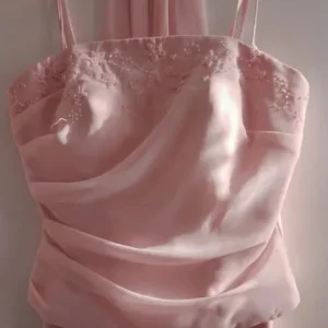 Ronald Joyce pale pink chiffon bridesmaid dress size 6 - Image 3