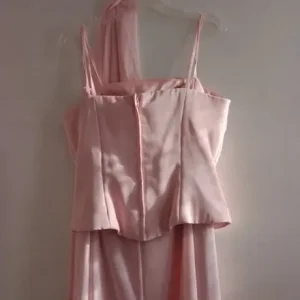 Ronald Joyce pale pink chiffon bridesmaid dress size 6 - Image 5