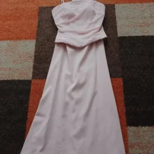 Ronald Joyce pale pink chiffon bridesmaid dress size 6
