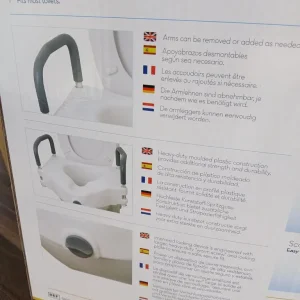 Elevated toilet seat - Image 3