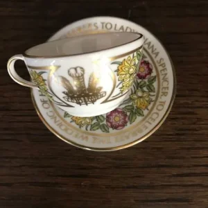 Spode Miniature Cup And Saucer – Prince Charles And Lady Diana Wedding - Image 3