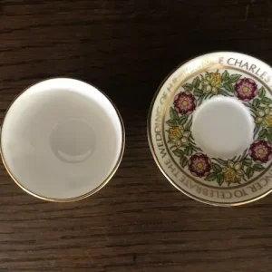 Spode Miniature Cup And Saucer – Prince Charles And Lady Diana Wedding - Image 5