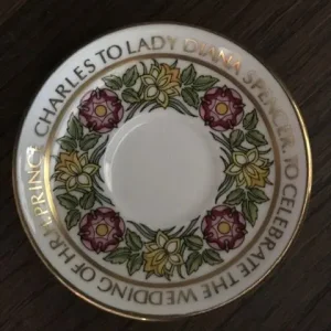 Spode Miniature Cup And Saucer – Prince Charles And Lady Diana Wedding - Image 6