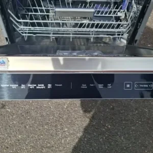 Beko stainless steel dishwasher with catlery drawer on top - Image 3