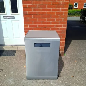 Beko stainless steel dishwasher with catlery drawer on top