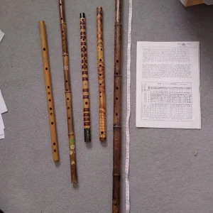 Wooden flutes Chinese / oriental