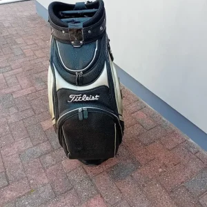 Titleist Golf Bag - black and silver - used - Image 2