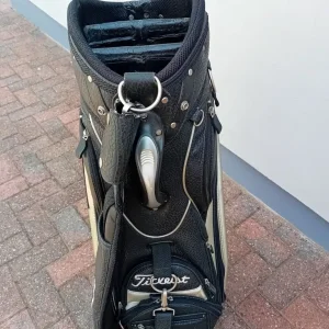 Titleist Golf Bag - black and silver - used - Image 4