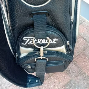 Titleist Golf Bag - black and silver - used - Image 5