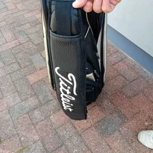Titleist Golf Bag - black and silver - used - Image 6