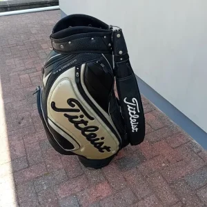 Titleist Golf Bag - black and silver - used