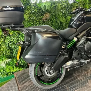 Kawasaki KLE 650 66 reg black with fog lights - Image 4