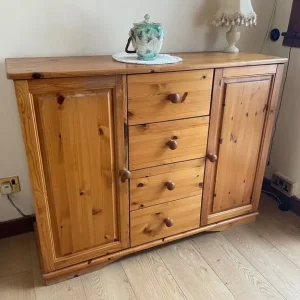 Solid Wood Brown Chest of Drawers