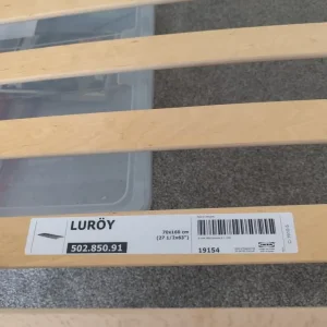 Luroy IKEA kids single wooden bed frame - Image 3