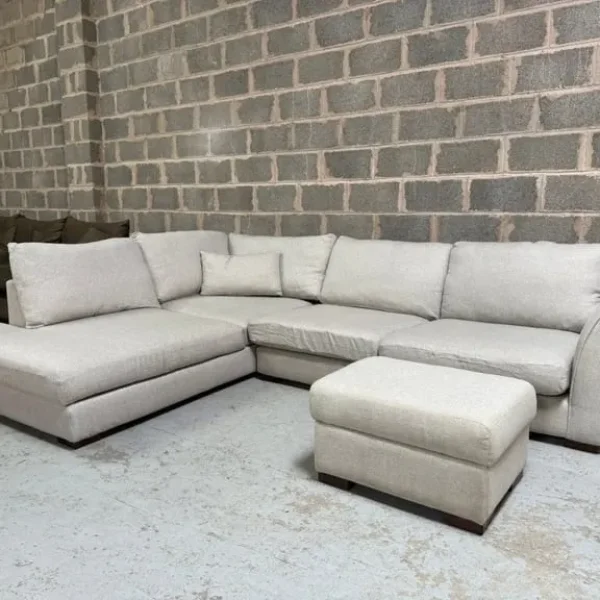 DFS Saphina Corner Sofa with Matching Footstool