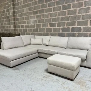 DFS Saphina Corner Sofa with Matching Footstool