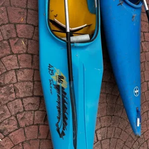 9 kayaks and trailer - Image 3