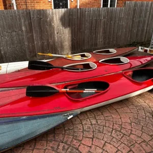 9 kayaks and trailer - Image 5