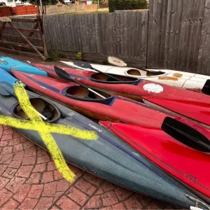 9 kayaks and trailer - Image 6